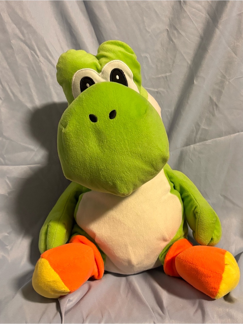 Nintendo Yoshi Super Mario Bros Plush Stuffed Animal Beanie Toy approx 22”